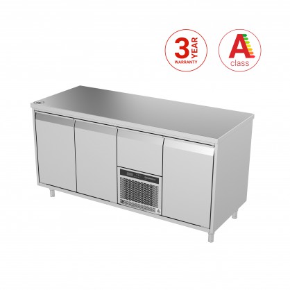 Cooling Counter with 3 Doors, -5 ... +8 °C